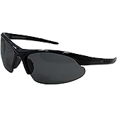 In Style Eyes Blazin' Mawi Wrap Around Bifocal Reading Sunglasses - Semi-rimless, Browline Frame - Polarized Lens