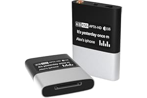 LEZIRLOA 30 Pin Bluetooth Adapter Receiver Compatible with Bose SoundDock and iPhone Dock Speakers with 3.5mm AUX Cable