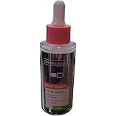 Multi-Vitamin Facial Serum with Vitamins B, C, E and Niacinamide, Hydrating and Brightening Formula, 1.7 oz
