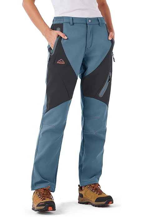 Waterproof Hiking Pants Women JOMLUN Women's Winter Hiking Pants
