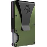 TRAVELINGO Slim RFID Blocking Wallet For Men - Light Weight, Durable & Compact- Minimalist Wallet With Money Clip (Green)