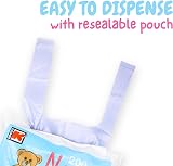 Kordis 600 Tie Handle Scented Nappy Bags 200 per pack 3 packs view 5
