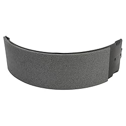 TRQ Rear Parking Brake Shoe Set Compatible with