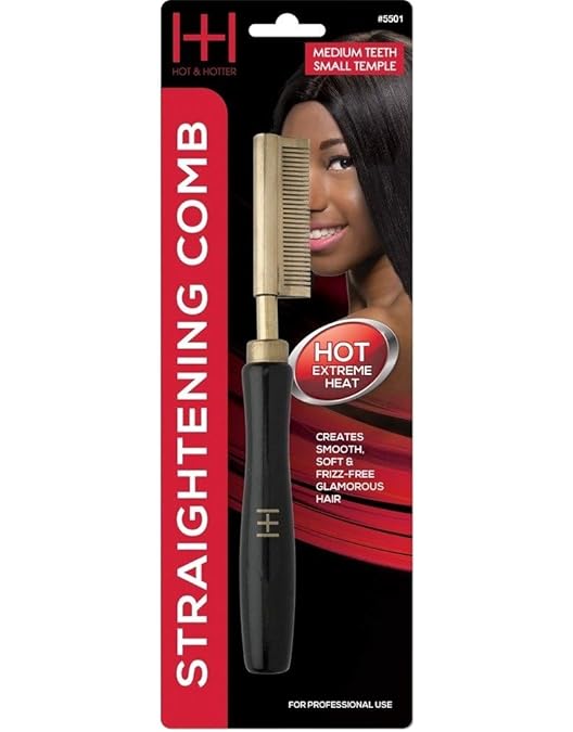 Amazon.com : Hot & Hotter Thermal Straightening Comb - Medium