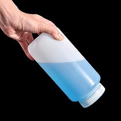 Kestun 32oz/1000ml Plastic Bottles, Wide Mouth HDPE