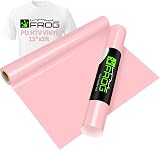 VINYL FROG HTV Heat Transfer Vinyl Roll 30.5x155cm Light Pink for T-Shirts