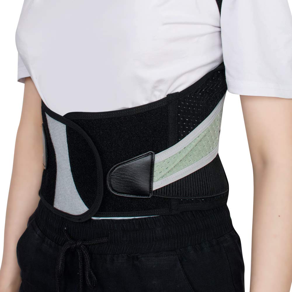 Denshine Fully Adjustable Posture Corrector Shoulder Support Back Brace L(26-32in) for Improve Upper and Lower Back Pain Relief for Women & Men