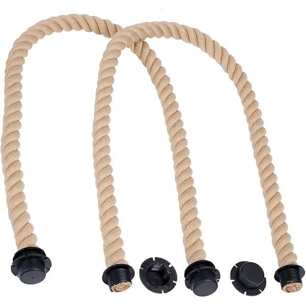2 Asas De Cuerda Beige De Repuesto Para Bolsos - Con Cierres Giratorios, Ideal Para Personalizar Tu Bolsa
