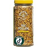Beekeeper's Naturals 100% Raw Bee Pollen Granules, Amino Acids, 5.2 oz Jar | Natural Preserved Enzymes, Source of Vitamin B, Minerals, Amino Acids &amp; Protein, Paleo &amp; Keto Friendly, Gluten Free