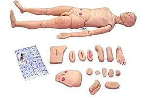 AECEVAN Patient Care Manikin, Training Manikin Teaching Model Nursing Medical Science School Patient Care Full Body for Students Education Teaching Medical Training Skills