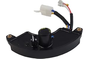 Zrlltrlo Generator AVR Automatic Voltage Regulator Rectifier 360UF/350V for 6KW-8KW Units, Half Moon Style Replacement AVR Mo