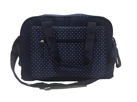 Summer Infant 78626 Wickeltasche Navy Polka, blau/weiß gepunktet