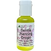 Urban ReLeaf Gentle Piercing Drops ! Soothe & Calm Tissue, Ease Jewelry Changes, 100% Natural, Vegan. Perfect for Sensitive Skin. Effective Aftercare Oil for Ear & Body Piercings!