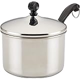 Farberware Classic Stainless Steel Sauce Pan/Saucepan with Lid, 3 Quart, Silver