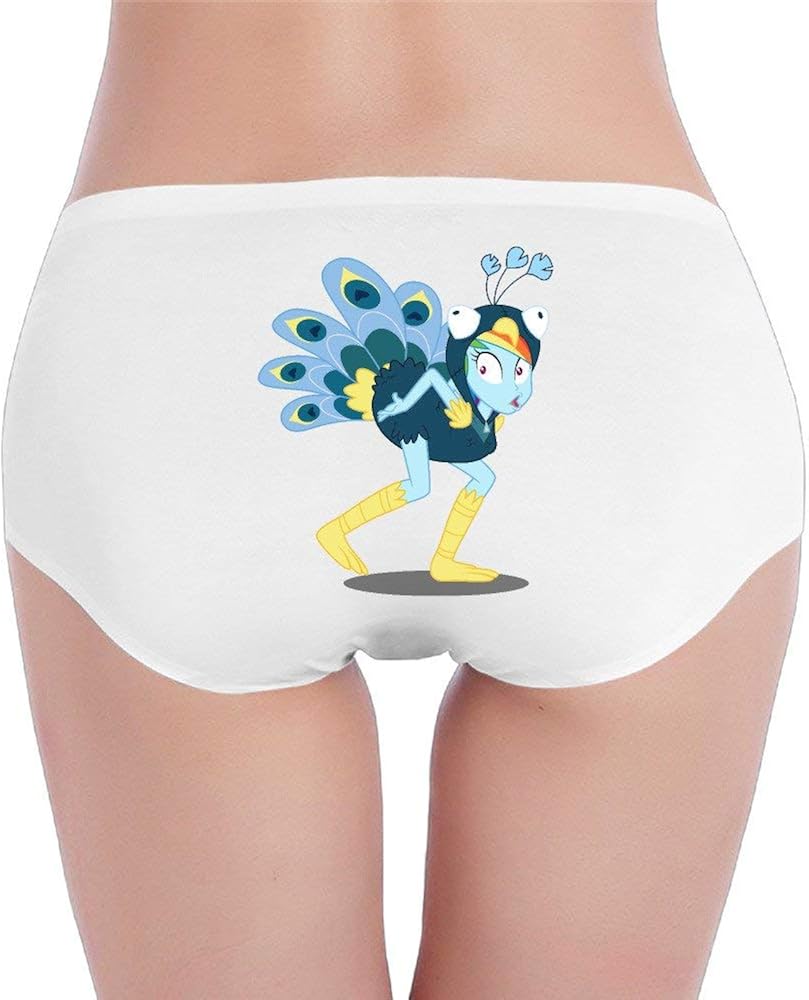 Rainbow Dash in Peacock Costume Mini Micro Sexy for Women Low-Waist Underwear Brief