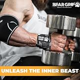 BEAR GRIP Weight Lifting Wrist Wraps 18in 3in Pair Black view 7