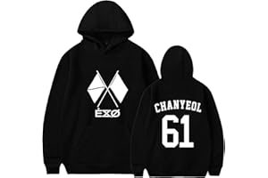 Xkpopfans EXO Hoodie New Album OBSESSION Pullover Baekhyun Suho Lay Xiumin Sweatshirt