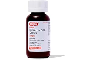 RUGBY LABORATORIES Rugby Dye-Free Infants' Gas Drops - Simethicone 20 mg Liquid Drops for Newborns, Babies, Toddlers, and Kids - Fast Relief from Gas Discomfort - No Artificial Colors or Flavors - 1 Fl. Oz. (1 Pack)