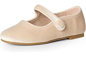 Amazon Essentials x Sofia Grainge Toddler Girls' Mary Jane Ballet Flat Shoes