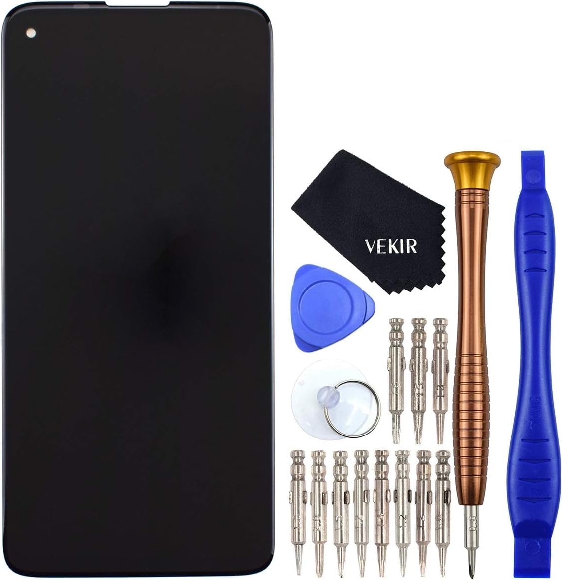 XT2041 LCD Display Touch Digitizer Glass Screen Assembly replacement kit for Motorola Moto G8 Power black