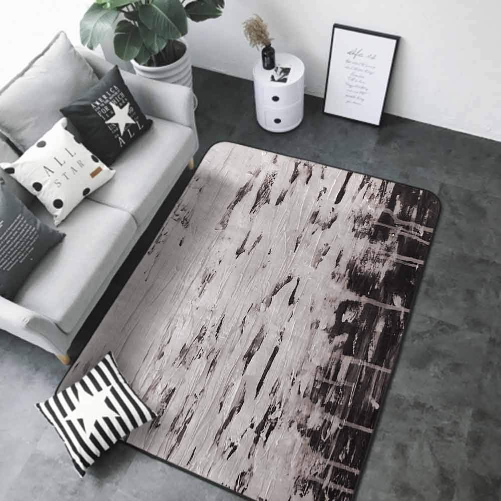 Large Floor Mats for Living Room Colorful White Abstract 36