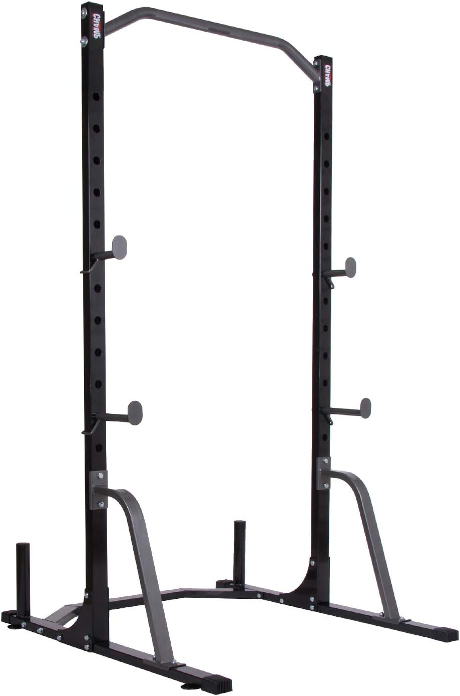 Apollo Athletics Power Rack System with Olympic Weight Plate Storage