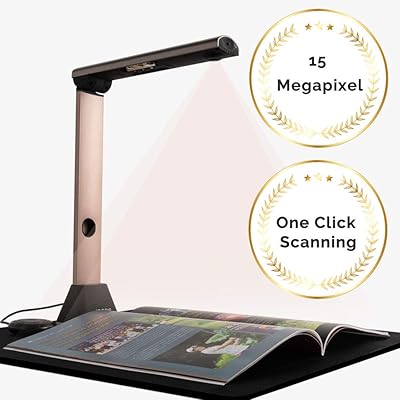iCODIS X7 Book &amp; Document Scanner, 15MP High Definition Portable Document Camera, Auto-Flatten &amp; Deskew, Capture Size A3, Multi-Language OCR, USB, SDK &amp; Twain for Office and Education Presentation