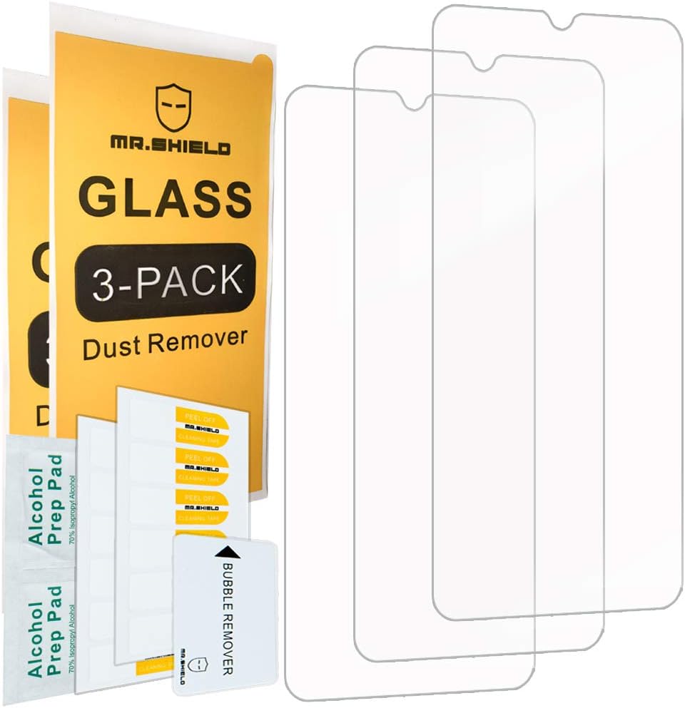 Mr.Shield [3-PACK] Designed For Huawei Mate 20 [Upgrade Maximum Cover Screen Version] [Tempered Glass] Screen Protector [Japan Glass With 9H Hardness] with Lifetime Replacement