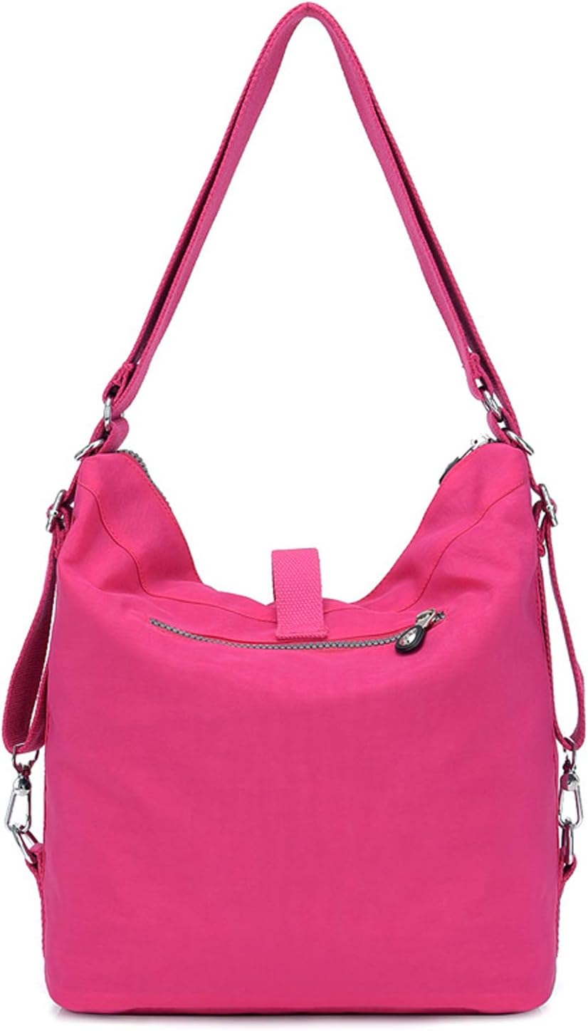 Outreo Women Shoulder Bag Handbag Casual Backpack Girls Messenger Bag for Sport Satchel Travel Daypack Crossbody Cross Body Bag Nylon - Image 4