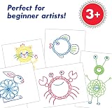Spirograph Brand Junior Set Jumbo Pieces for Easy Creative Drawing view 4