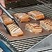 HUKOER Gold Grill Mat Set of 5 - 100% Non-stick BBQ Grill & Baking Mats - FDA Approved, PFOA Free, Reusable and Easy to Clean - Works on Gas, Charcoal, Electric Grills - 15.75 x 13 inches (5)