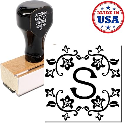 Amazon Acorn Sales Flower Trumpet初期ラバースタンプ スタンプ 文房具 オフィス用品 Amazon Acorn Sales Flower Trumpet初期ラバースタンプ スタンプ 文房具 オフィス用品