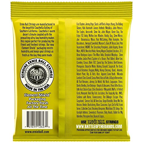 12 SETS Ernie Ball 2627 Nickel Beefy Slinky Drop Tuning Electric Guitar Strings