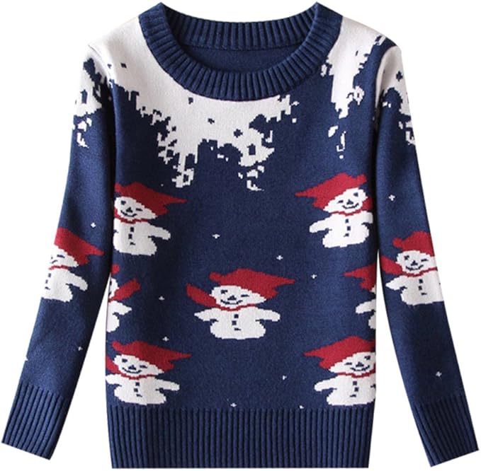 Amazon.com: TAIYCYXGAN Little Kid Boys Ugly Christmas Sweater Snowman ...
