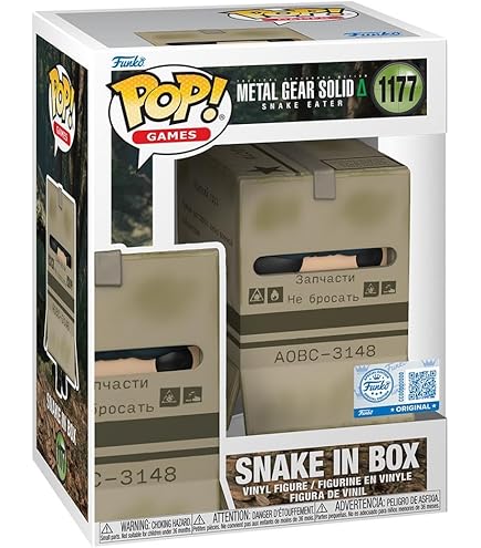 Amazon.com: Funko Pop Games: Metal Gear - The Big Boss - Metal