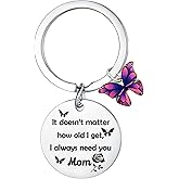 Mothers Day Gifts for Mom Keychain Gift for Mother Gift from Daughter Son To Mom Jewelry I Love You Gifts for Mommy Mama Mother Birthday Appreaciation Present