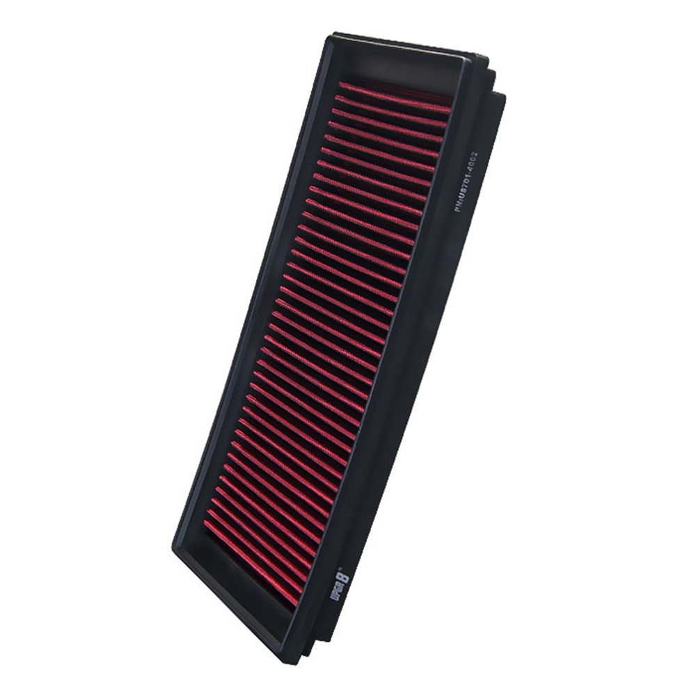 Upgr8 U8701-4002 Hd PRO OEM Replacement High Performance Dry Drop-in Panel Air Filter Red