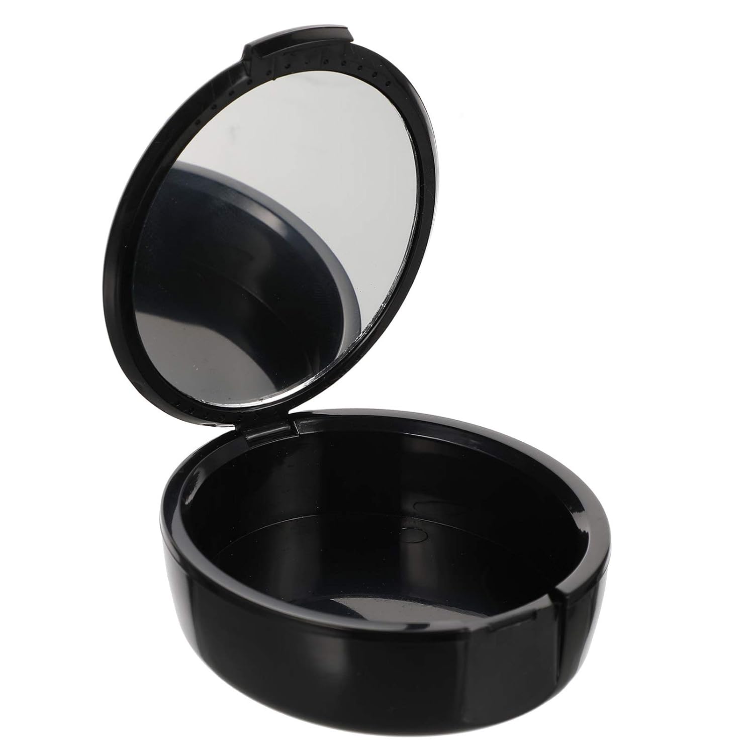 Healifty Denture Case 2 Pcs Denture Cup Container Fake Teeth Storage Case Retainer Box for Men Women (Black) : Beauty