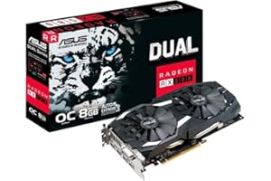 ASUS Radeon RX 580 8GB Dual-fan OC Edition GDDR5 DP HDMI DVI VR Ready AMD Graphics Card (DUAL-RX580-O8G)