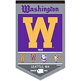 Washington UW Huskies Heritage History Banner Pennant