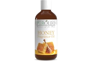 PUROLEO Honey Fragrance Oil - 4 Fl Oz/120 ML Canadian-Made for DIY Candles, Soap, Aromatherapy and More! | Infuse Your Home w