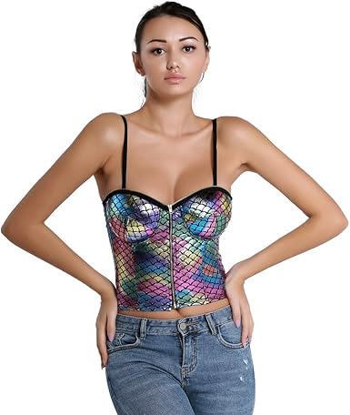 mermaid bustier top