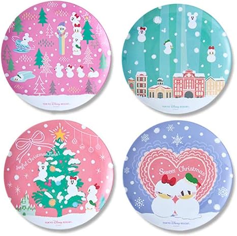 Amazon Co Jp ミッキー フレンズ スノー プレートセット スノースノー ディズニークリスマス 19 雪だるま ディズニー グッズ お土産 東京ディズニーリゾート限定 ホビー