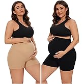 KUNINDOME Seamless Maternity Shapewear, Belly Support Pregnancy Underwear for Maternity Photography and Baby Shower Dresses
