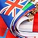 VAMEI Stick Flags Hand Held Mini Flag On Stick Round Top 32 Countries for Party Decorations Supplies 2018 World Cup