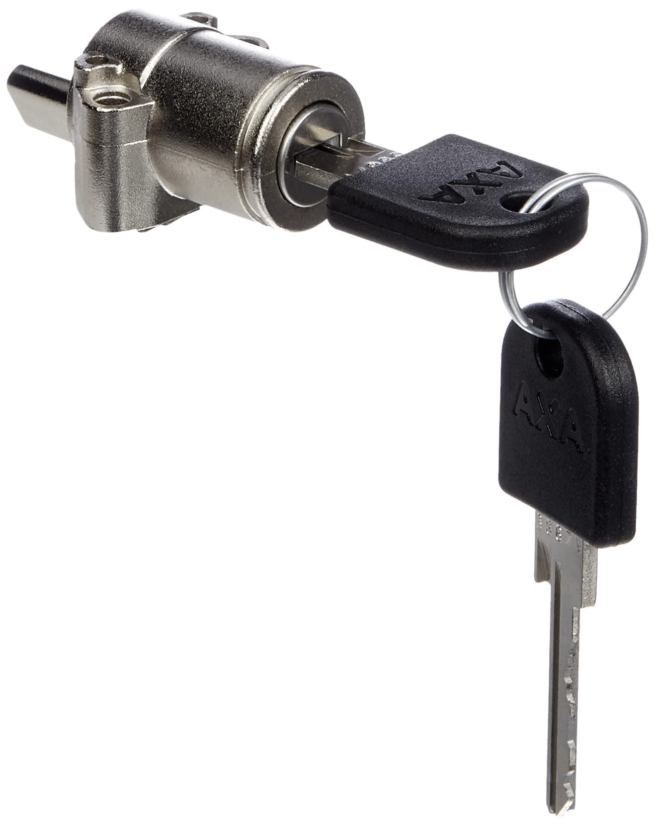 AXA Bosch 3 Intube Battery Pack Lock - Black, N/A