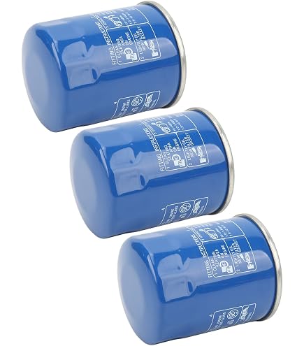 Set Of 3 Oil Filters With Drain Plug Washer For Honda - Replaces 15400-PLM-A02