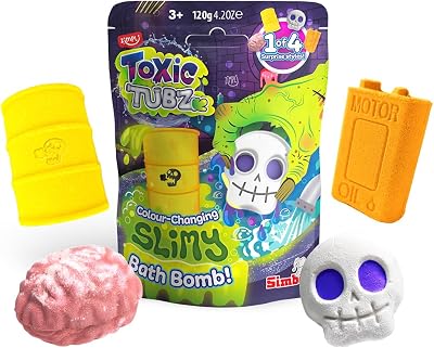ZIMPLI Toxic Tubz Colour Changing Slimy Bath Bomb 120g Collectible