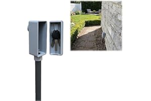 Outdoor Hide‑A‑Key Box – Fake Conduit Body for Concealing Spare House or Business Keys, Easy to Mount on Exterior Walls