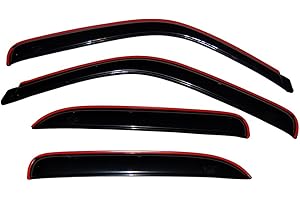 Auto Ventshade [AVS] In-Channel Ventvisor / Rain Guards | Fits 2002 - 2006 Cadillac Escalade, 2000 - 2006 Chevrolet Tahoe/GMC Yukon, 2001 - 2006 Yukon Denali - Smoke, 4 pcs. | 194304